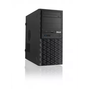 Tower datora korpuss ASUS TS100-E11-PI4 Melns ar Intel C256 mikroshēmojumu, LGA1200 atbalstu, 300W barošanas bloku
