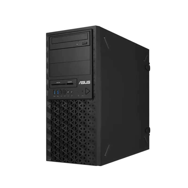 Tower datora korpuss ASUS TS100-E11-PI4 Melns ar Intel C256 mikroshēmojumu, LGA1200 atbalstu, 300W barošanas bloku