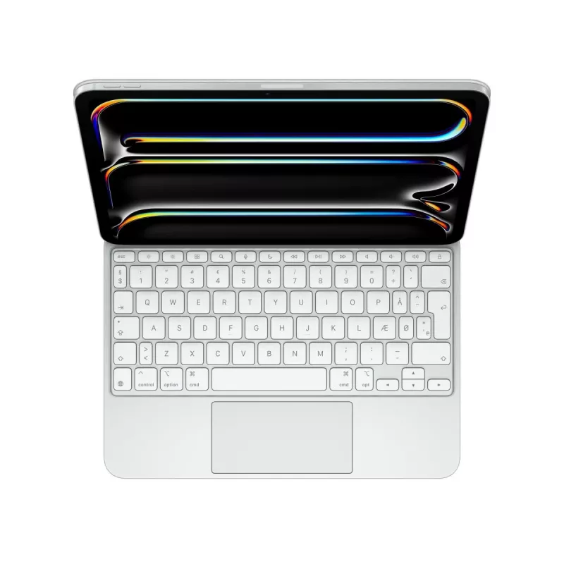 APPLE Magic tastatūra For iPad Pro 11-inch (m5) - Dāņu - Balta
