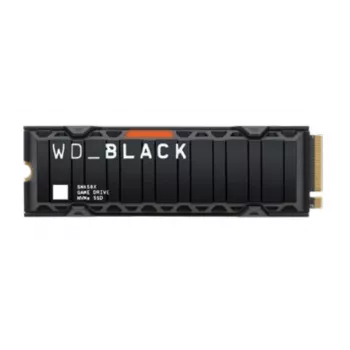 WESTERN DIGITAL SSD - WD Melns SN850X - 1TB - PCIe Gen 4.0 - M.2 2280 - Ar dzesētāju