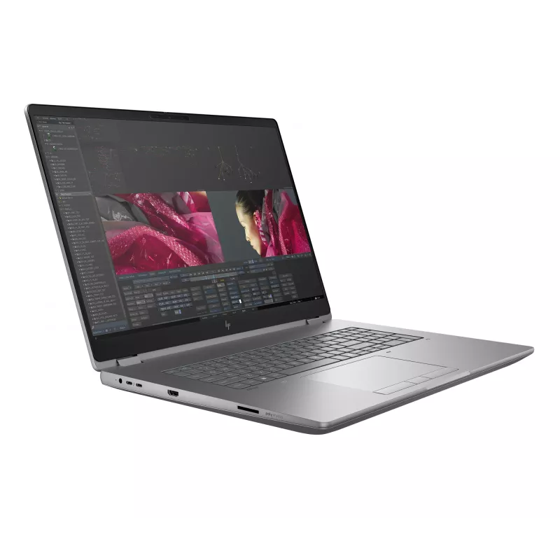 HP ZBook Fury G1i Intel Core Ultra 7 255HX Mobilā darbstacija 45,7 cm (18 collas) WQXGA 32 GB DDR5-SDRAM 1 TB SSD NVIDIA RTX PRO 2000 Blackwell Wi-Fi 7 (802.11be) Windows 11 Pro AI Workstation, AI PC Sudraba