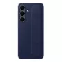 Stāvošais satvērēja maciņš Samsung Galaxy S25 FE — vāciņš, tumši zils, 17 cm (6,7 collu) ekrānam, galda statīvs