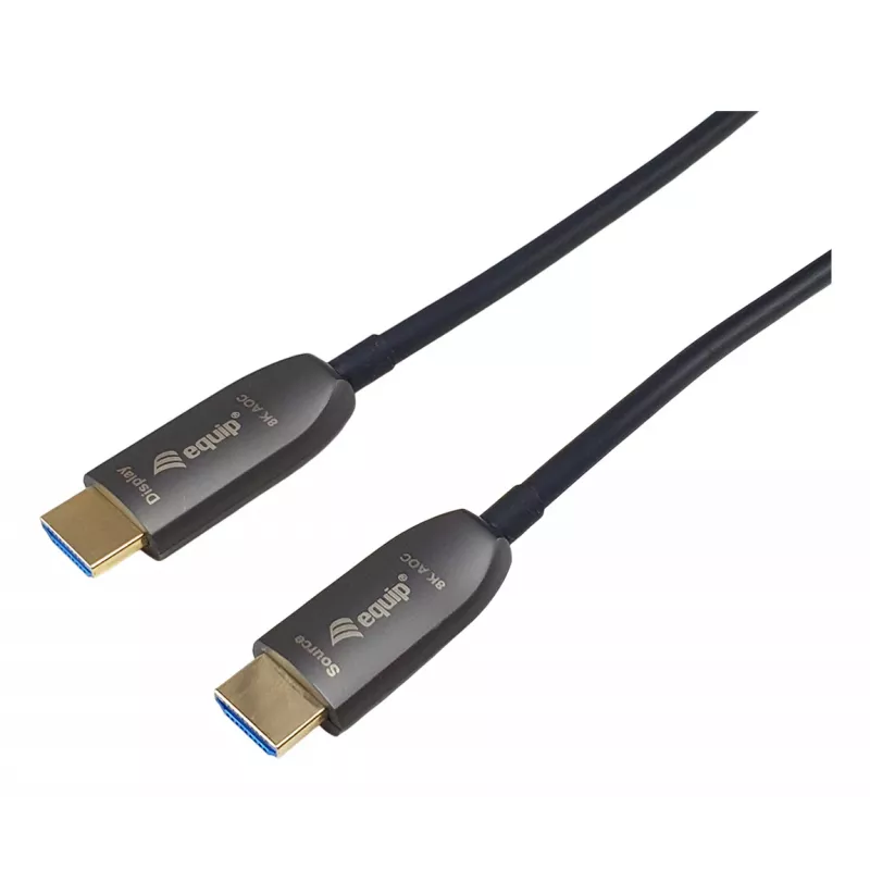 Equip 119424 HDMI kabelis 150 m HDMI Type A (Standard) Melns