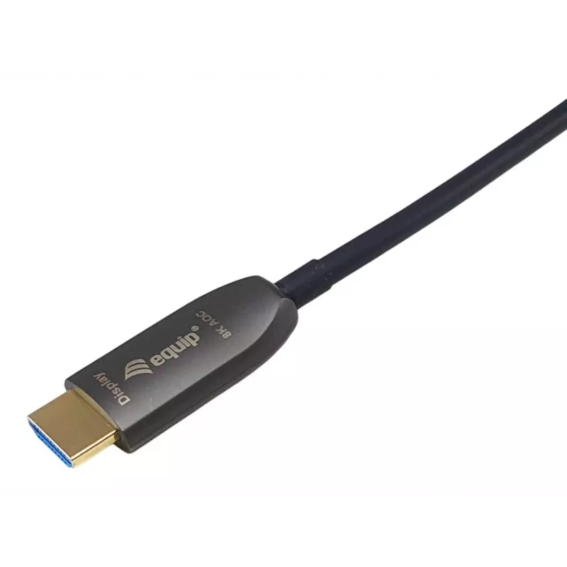 Equip 119424 HDMI kabelis 150 m HDMI Type A (Standard) Melns