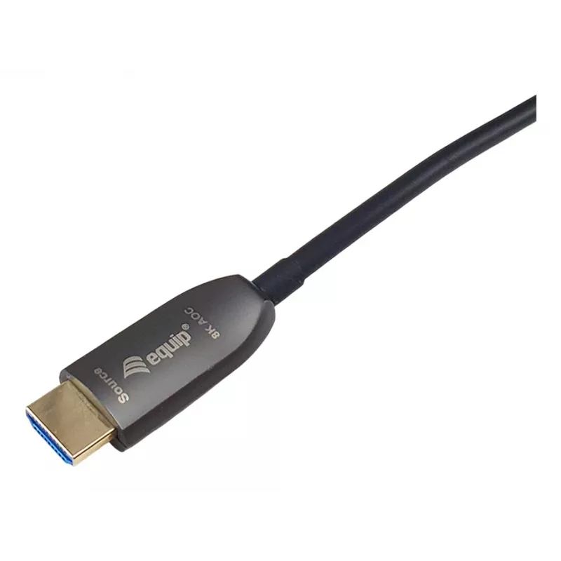 Equip 119424 HDMI kabelis 150 m HDMI Type A (Standard) Melns