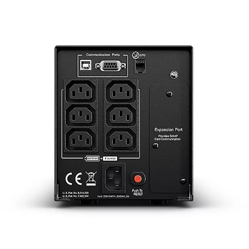 CyberPower PR750ELCD nepārtrauktās barošanas avots (UPS) Line-Interactive 0.75 kVA 675 W 6 AC kontaktligzdas