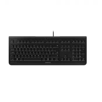 CHERRY KC 1000 Vadu tastatūra, melna, USB (QWERTY - UK), pilna izmēra (100%), vadu, USB, QWERTY, melna