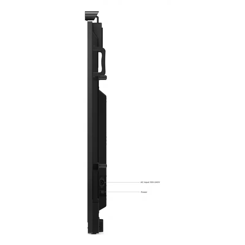 Lenovo ThinkVision T65 datora monitors 165,1 cm (65 colli) 3840 x 2160 pikseļi 4K Ultra HD LED Skārienekrāns Melns