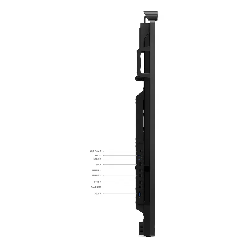 Lenovo ThinkVision T65 datora monitors 165,1 cm (65 colli) 3840 x 2160 pikseļi 4K Ultra HD LED Skārienekrāns Melns