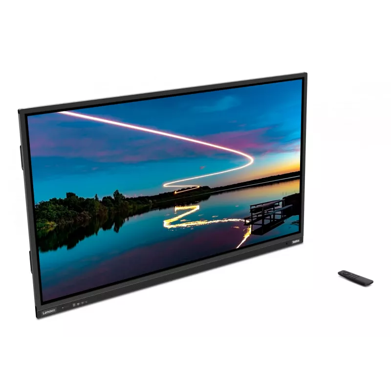 Lenovo ThinkVision T86 datora monitors 2.18 m (86 colli) 3840 x 2160 pikseļi 4K Ultra HD LED Skārienjūtīgs Melns