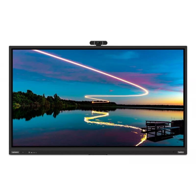 Lenovo ThinkVision T86 datora monitors 2.18 m (86 colli) 3840 x 2160 pikseļi 4K Ultra HD LED Skārienjūtīgs Melns