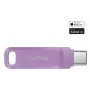 WESTERN DIGITAL SanDisk Ultra Dual Drive Go - 1TB USB zibatmiņa - USB-C / USB-A - Violeta
