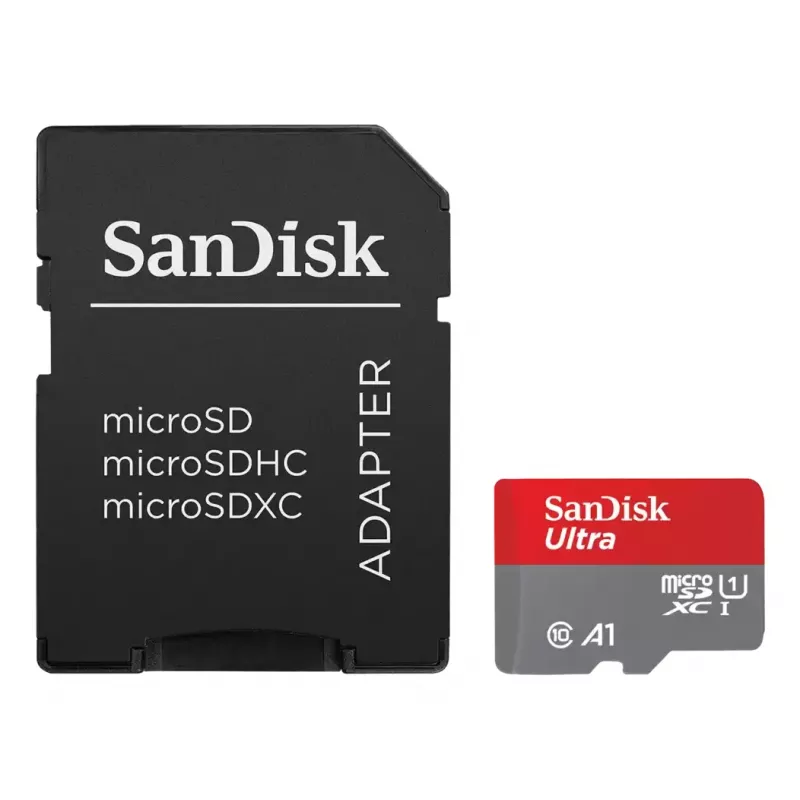 WESTERN DIGITAL SanDisk Ultra micro SDXC 128GB plus SD Adapter 140MB/s A1 Class 10 UHS-I - 2 gab.