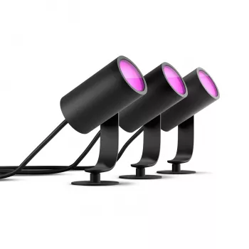 Piekares gaisma Philips Hue White and colour ambience Lily Outdoor spot light 1741430P7