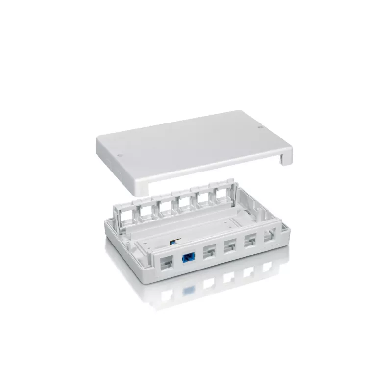 12-Port Keystone Jack Surface Mount Box Equip 125460