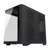 FSP M580-BP Plus korpuss Midi Tower mITX, mATX Melns ARGB, Midi Tower, PC, Melns, ATX, micro ATX, Mini-ITX, Stikls, SPCC, 16 cm