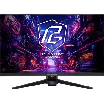 ASROCK Gaming monitors - Pg27fft1a - 27 collas - 1920x1080 FHD - plakans IPS 180Hz - melns