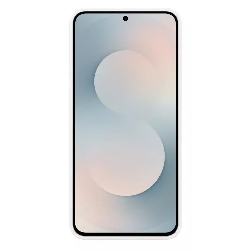 Samsung silikona maciņš Galaxy S25 FE, vāciņš, Samsung, Galaxy S25 FE, 17 cm (6,7 collas), balts