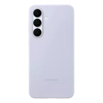 Silikona maciņš Samsung Galaxy S25 FE — Gaiši zils, 6,7 collu ekrānam, mikrošķiedras iekšpuse