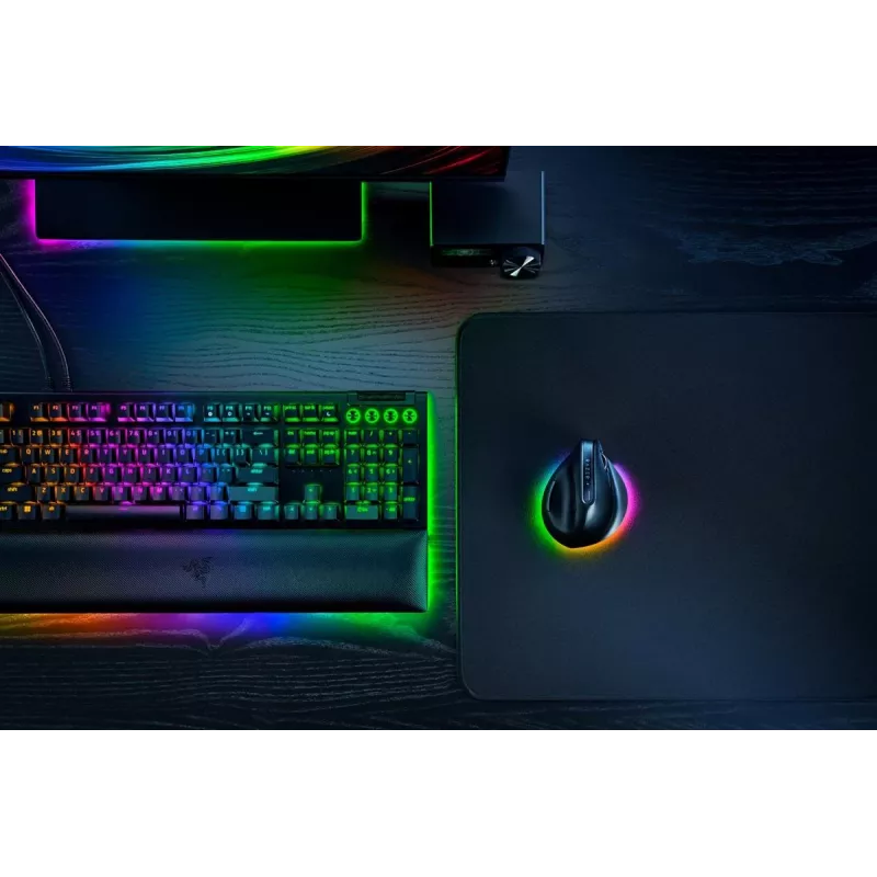 RAZER Pro Click V2 vertikālā pele bezvadu / vadu melna