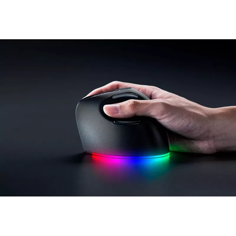 RAZER Pro Click V2 vertikālā pele bezvadu / vadu melna