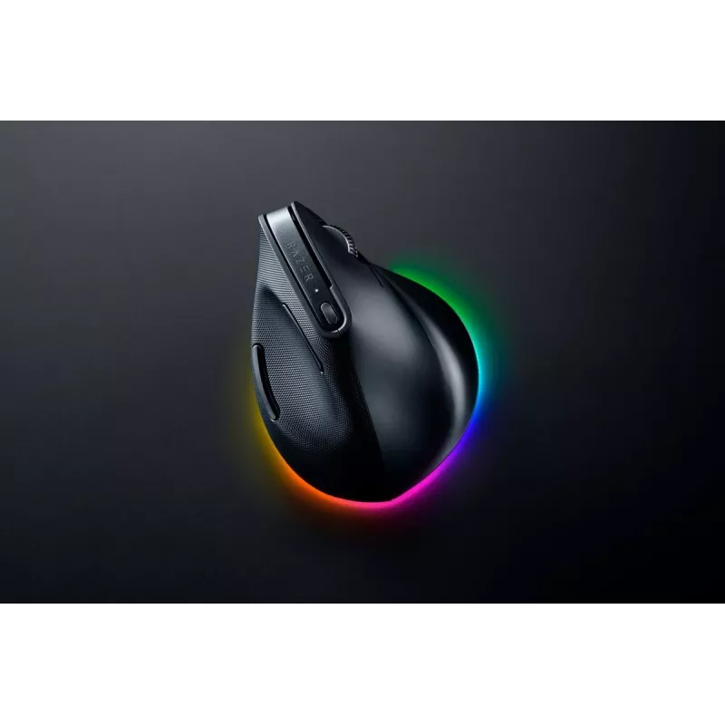RAZER Pro Click V2 vertikālā pele bezvadu / vadu melna