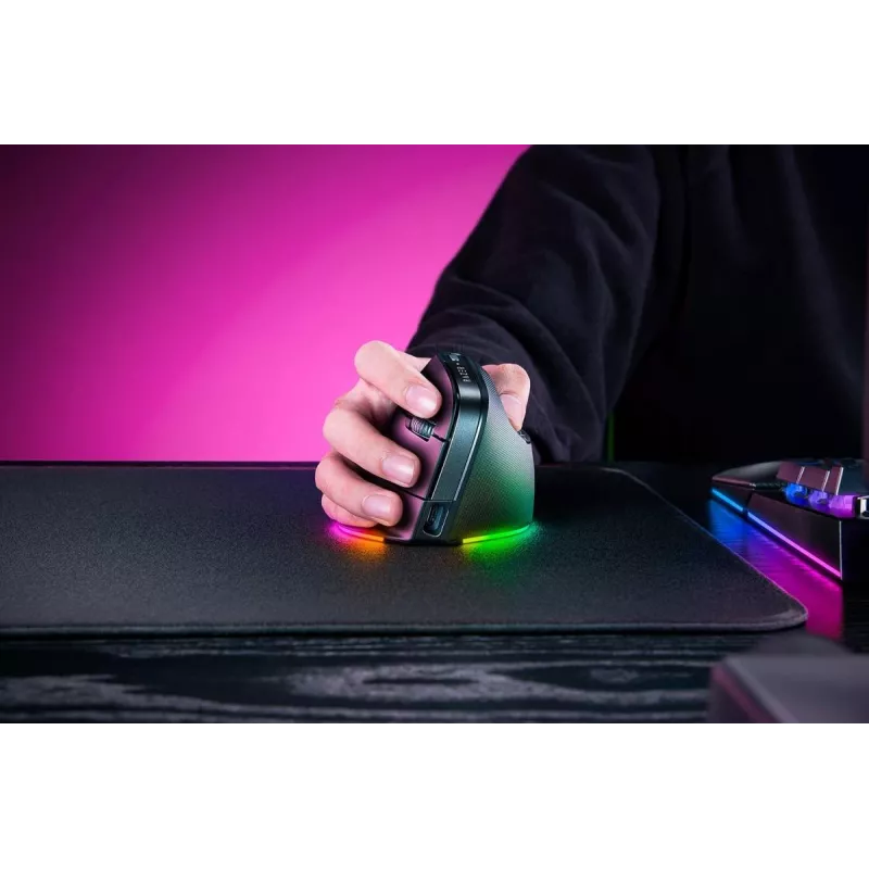 RAZER Pro Click V2 vertikālā pele bezvadu / vadu melna