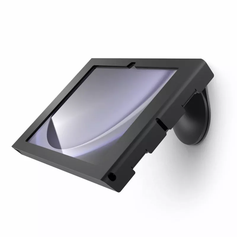 MACLOCKS komplekts / VESA fiksētais 45 grādu Core galda statīvs vai sienas stiprinājums + Apex korpusa sienas stiprinājums Surface GO (1-4) - melns