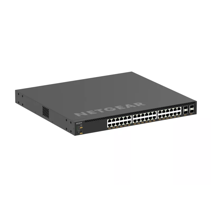 NETGEAR M4350-36X4V Pārvaldāms L3 10G Ethernet (100/1000/10000) Power over Ethernet (PoE) 1U Melns