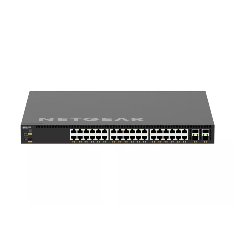 NETGEAR M4350-36X4V Pārvaldāms L3 10G Ethernet (100/1000/10000) Power over Ethernet (PoE) 1U Melns