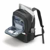 DICOTA Eco Backpack Plus Base - 13-15.6in piezīmjdatora soma - Melna / 300d Rpet Poliesters