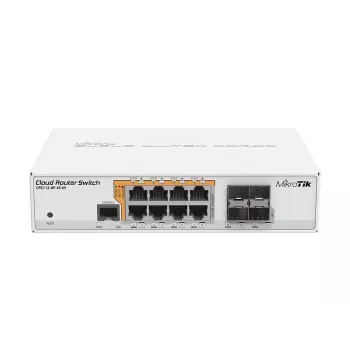MIKROTIK Cloud Router Switch 112-8p-4s-in ar Qca8511