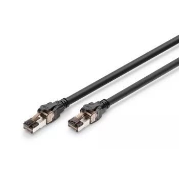 DIGITUS komutācijas kabelis - Cat 8.1 - S/FTP - AWG 24/7 - 3m - Melns