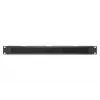 DIGITUS 1U kabeļu suku pārvaldības panelis 44x483x11 mm, sukas izmērs 27x423 mm, krāsa melna (RAL 9005)