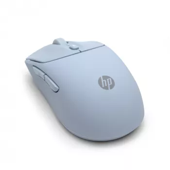 HP 400 Quiet Blue bezvadu pele, abpusēja, RF bezvadu + Bluetooth, 6000 DPI, zila