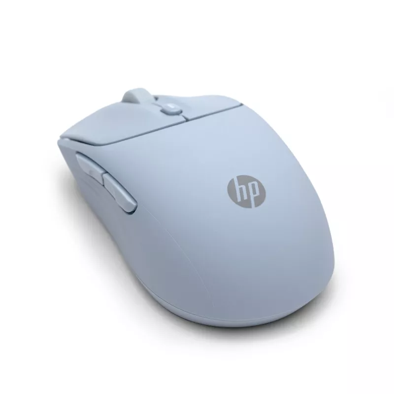 HP 400 Quiet Blue bezvadu pele, abpusēja, RF bezvadu + Bluetooth, 6000 DPI, zila