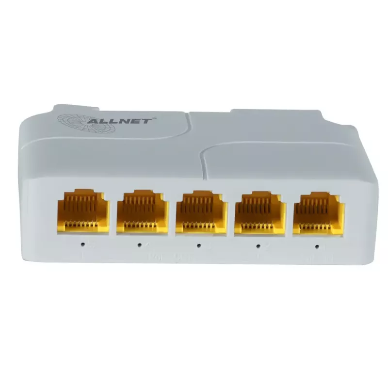 Nevadāms slēdzis ALLNET 222870 L2 Gigabit Ethernet 5 porti PoE