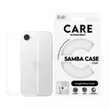 Cover PanzerGlass CARE by moderns vāciņš Samba Transparent iPhone 16e