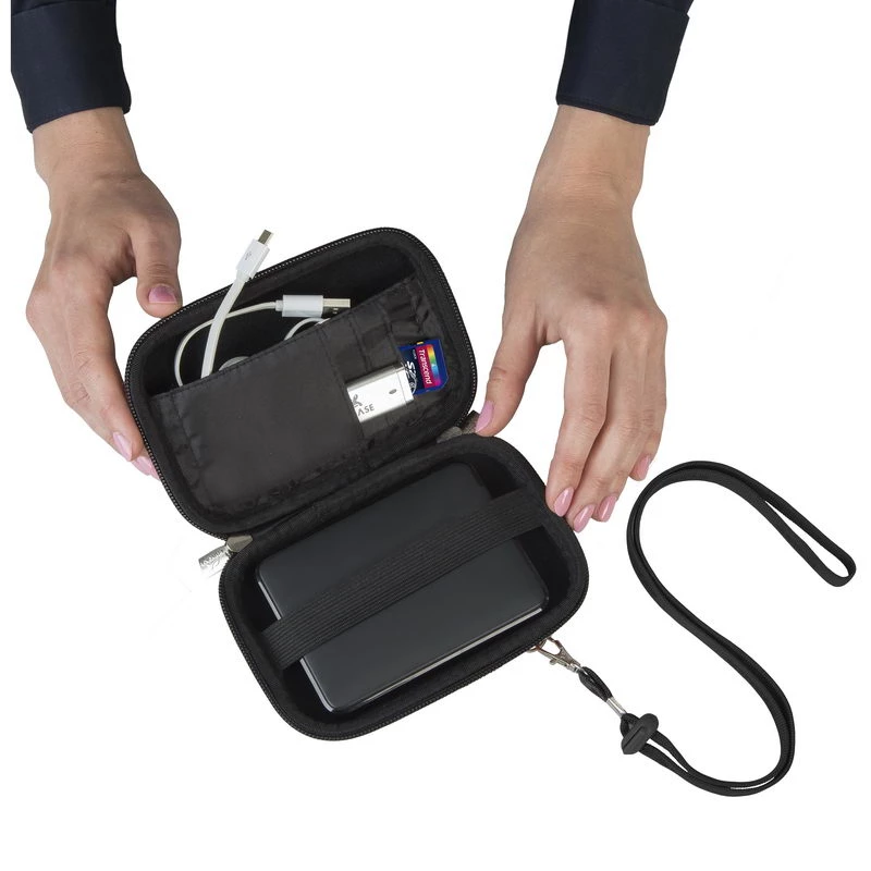 Shell case Rivacase 9101 10.9 cm (4.3 inch) Melns Polyester