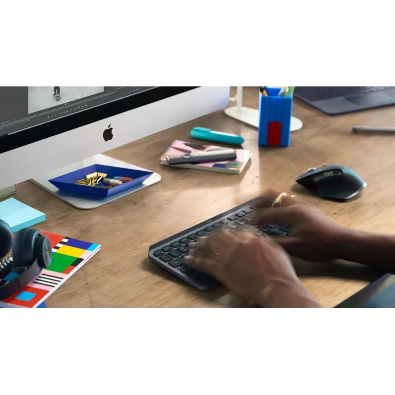 LOGITECH MX Keys Mini minimālistiska bezvadu apgaismota tastatūra - grafīts - QWERTY US/starptautiskā