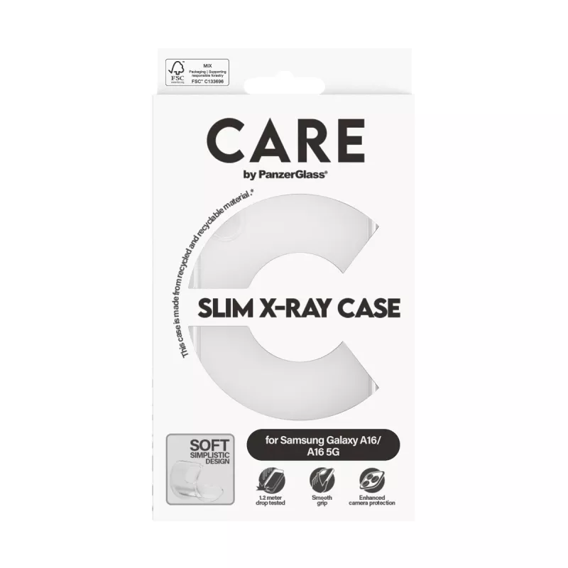 Cover PanzerGlass CARE by moderns vāciņš Transparent X-Ray Soft Basic Samsung A15 A15 5G