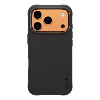 Vāciņš PanzerGlass CARE by Fashionable Case Samba Black ar MagSafe iPhone 17 Pro