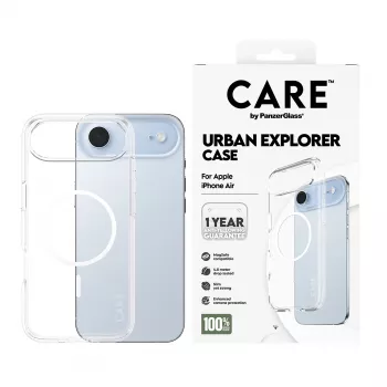 Vāciņš PanzerGlass CARE by Flagship Case Caurspīdīgs Urban Explorer White MagSafe iPhone 17 Air