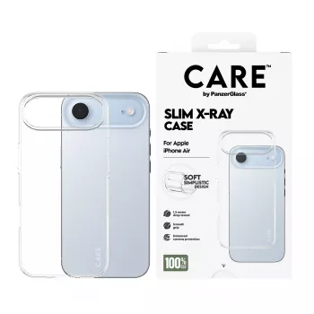 PanzerGlass CARE™ by ® X-Ray vāciņš iPhone Air, vāciņš, Apple, Apple - iPhone Air, caurspīdīgs