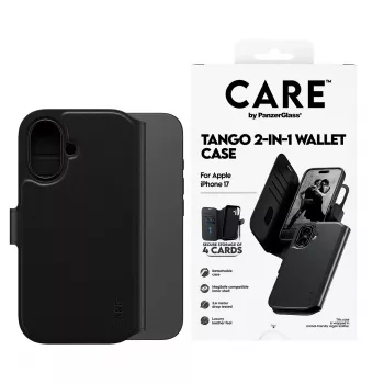 PanzerGlass CARE™ by ® Tango 2-in-1 maciņš-maciņš ar MagSafe iPhone 17