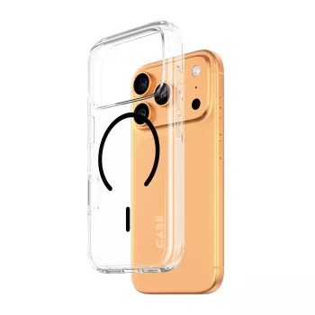 PanzerGlass CARE™ by ® Urban Explorer Case caurspīdīgs ar melnu MagSafe iPhone 17 Pro