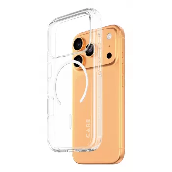 PanzerGlass CARE™ by ® Urban Explorer Case Caurspīdīgs ar Baltu MagSafe iPhone 17 Pro