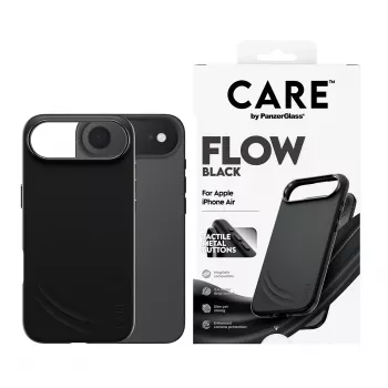 Aizsargvāciņš PanzerGlass CARE™ Flow vāciņš Melns ar MagSafe priekš iPhone Air