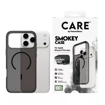 PanzerGlass CARE™ by ® Urban Explorer Case Smokey w. Melns MagSafe iPhone 17 Pro Max