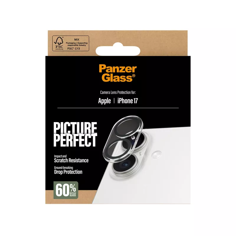 PanzerGlass ® PicturePerfect Camera objektīva aizsargs iPhone 17